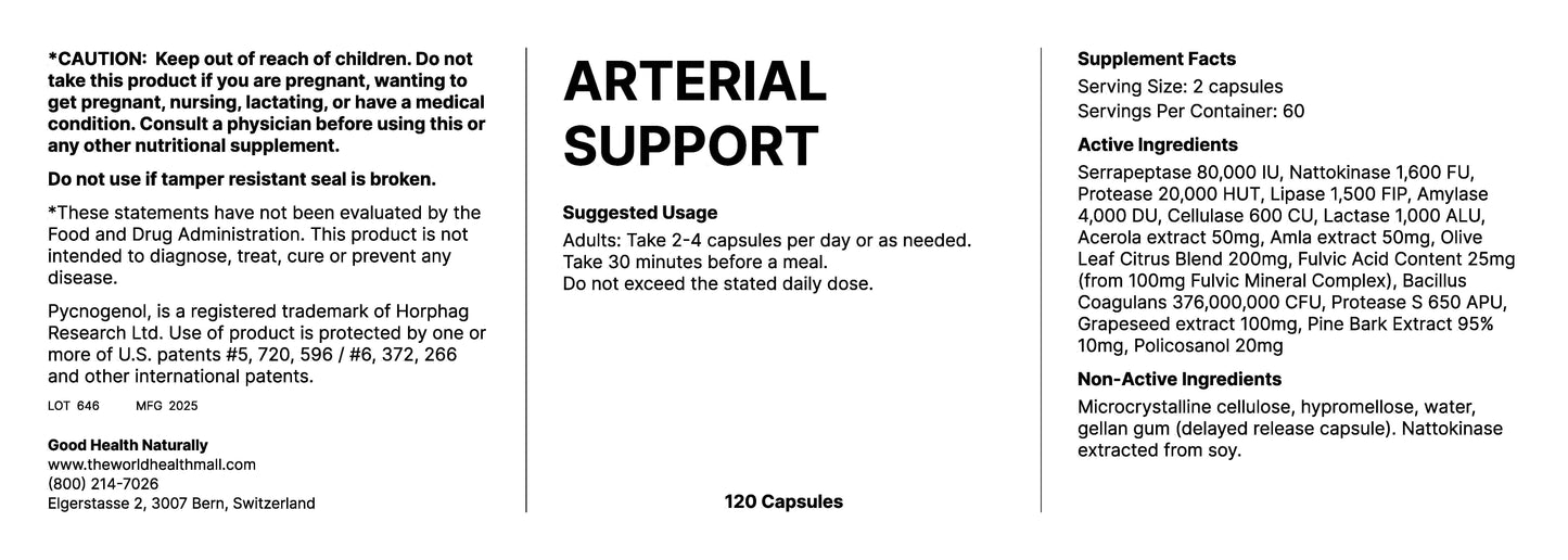 Arterial Support (120 Caps)