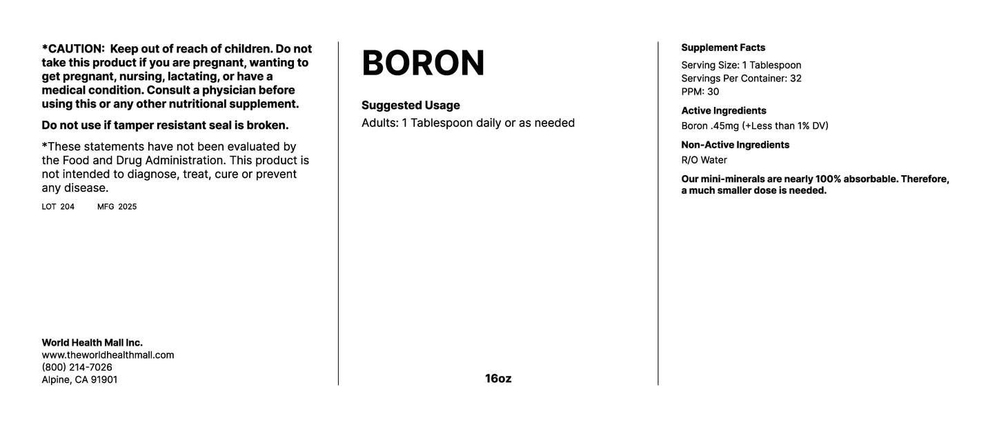 Boron (16oz)