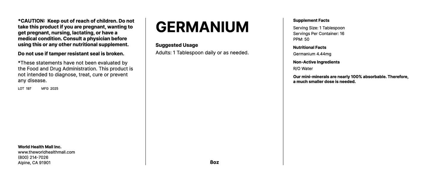 Germanium (8oz)