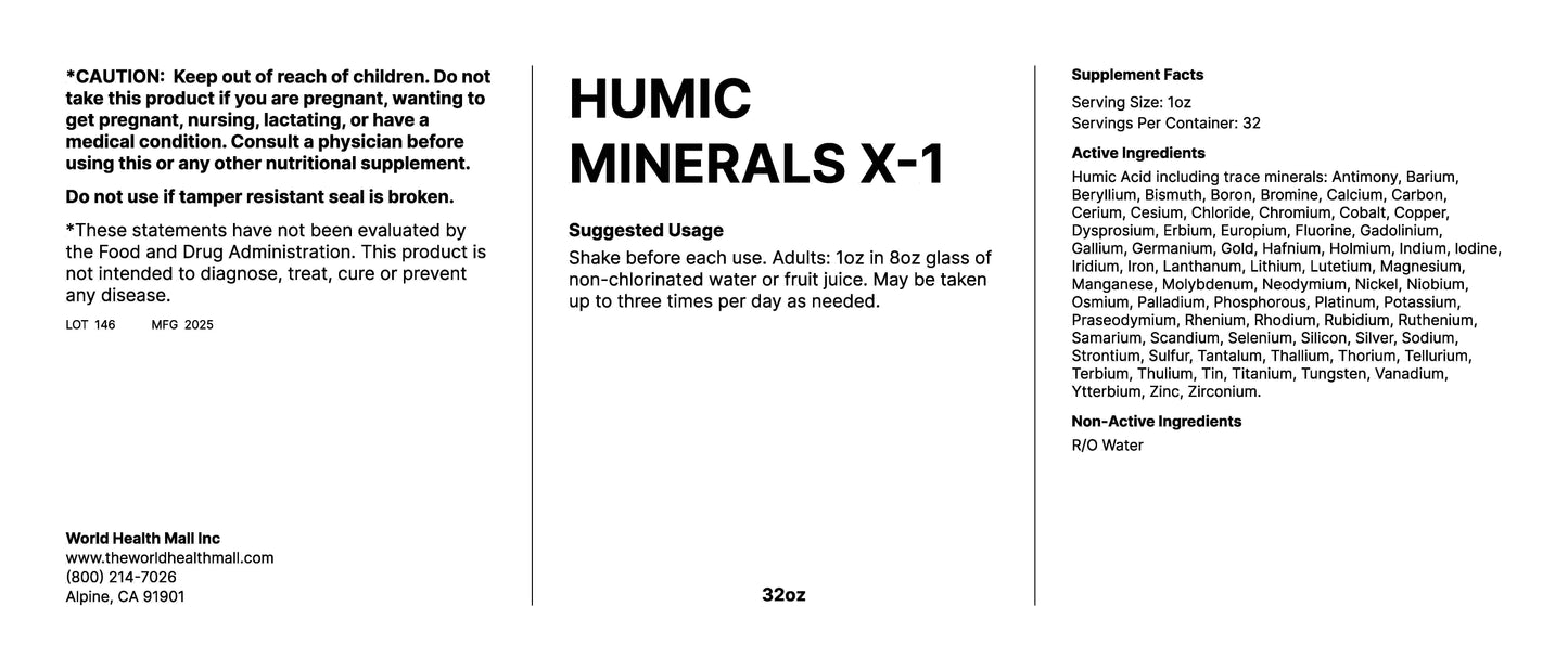 Humic Minerals (32oz)