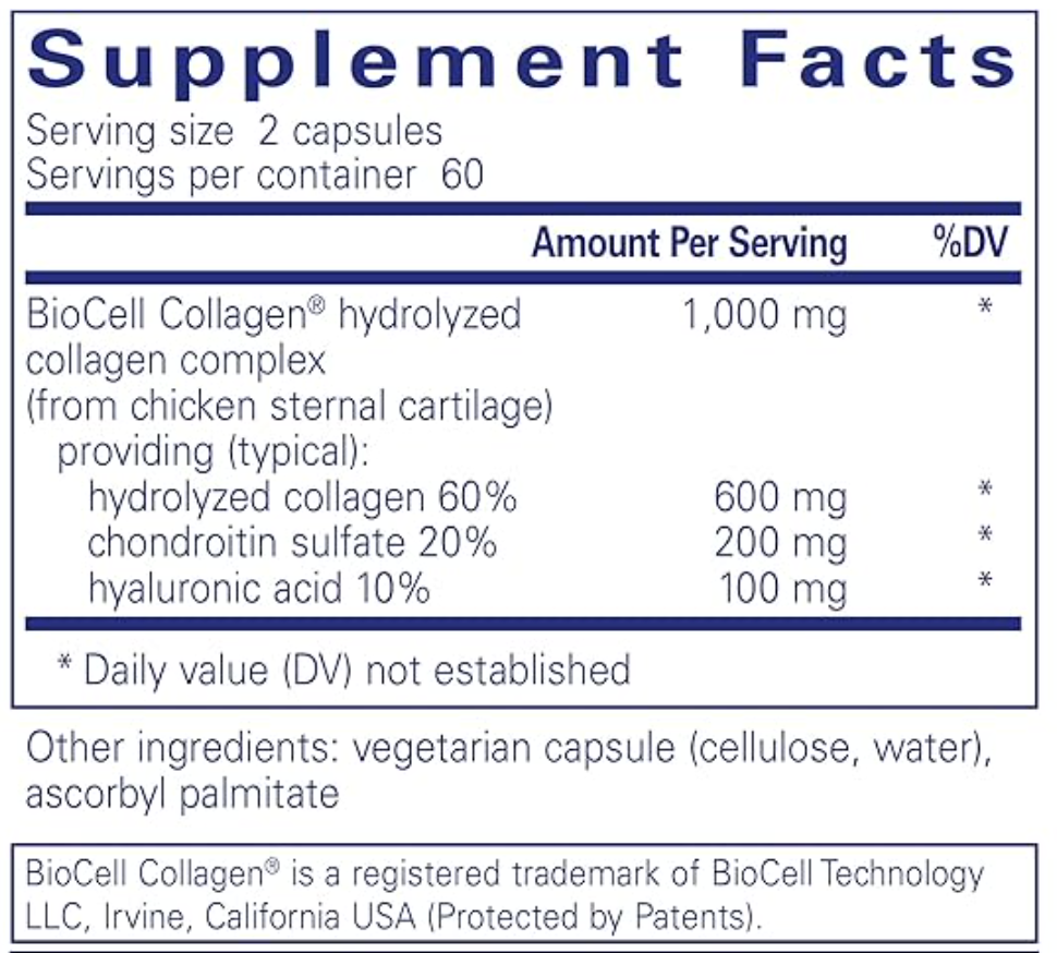 Pure Encapsulations Collagen JS (60 capsules)