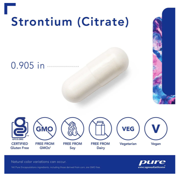 Strontium Citrate 227mg (90 capsules)