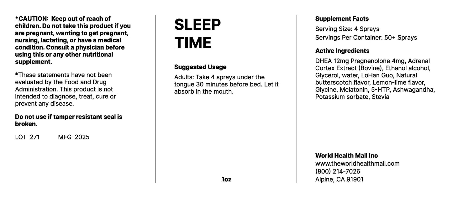 Sleep Time All Natural (1oz)