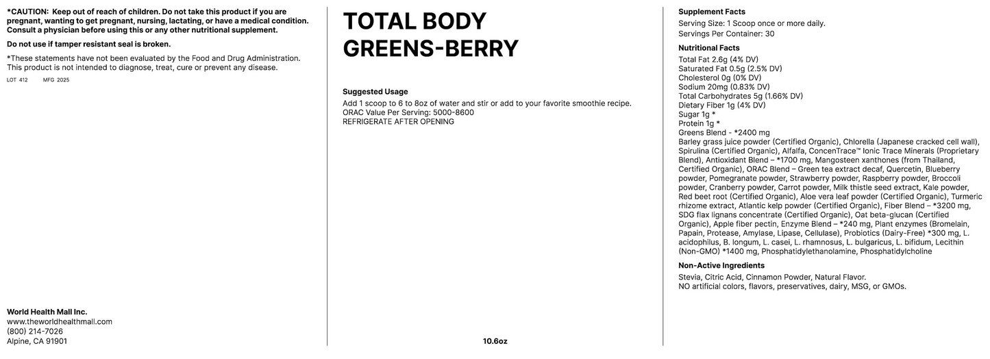 Total Body Green-Berry (10.6oz)