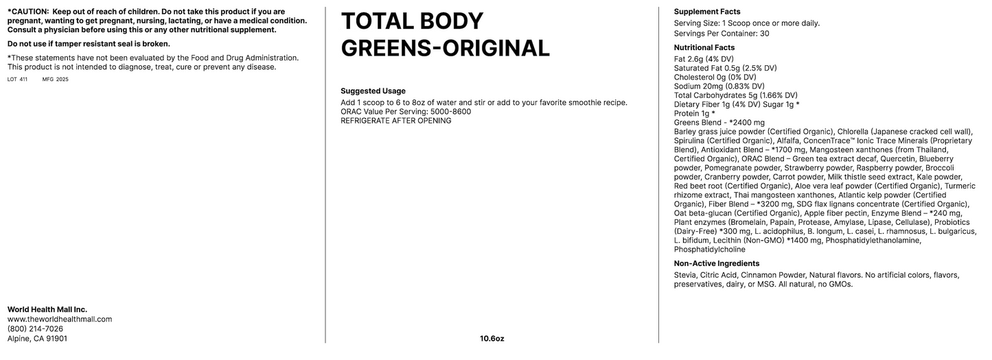 Total Body Greens-Original (10.6oz)