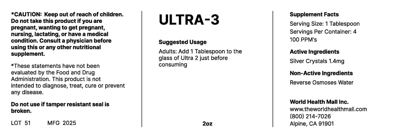 Ultra 3 (2oz)
