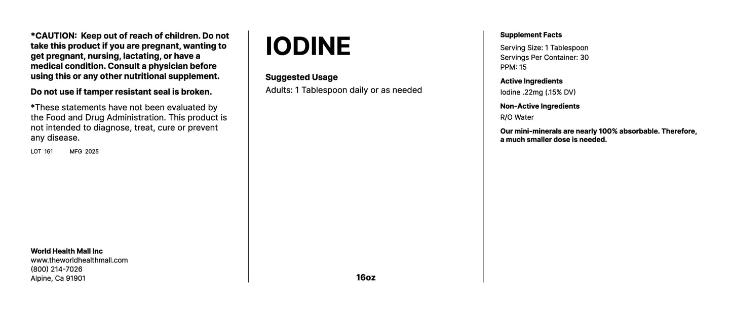 Iodine (16oz)