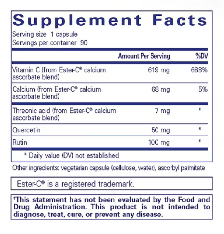 Ester C (90 capsules)