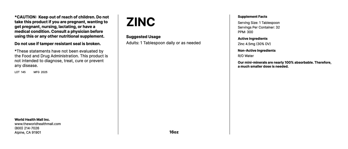 Zinc (16oz)